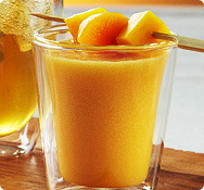 Iced Mango Tea With Lemon Syrup